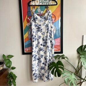 Abercrombie & Fitch High-Slit Midaxi Dress (Floral) - Medium TALL